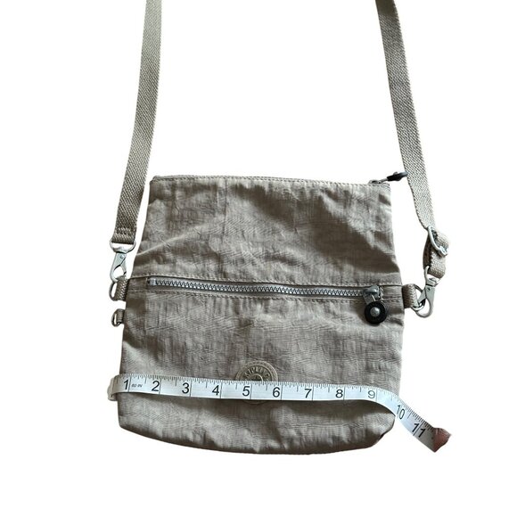 Kipling Beige Crossbody Shoulder Bag With Adjustable Strap & Zipper Pocket READ - Picture 6 of 10
